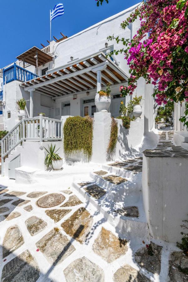 Floral Villa With Marvelous View To Mykonos Town Exterior foto